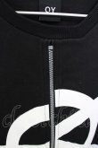 画像3: 【WINTERセール】OY / ジップデザインTシャツ  ブラック T-24-09-11-020-OY-ts-YM-ZT073 (3)