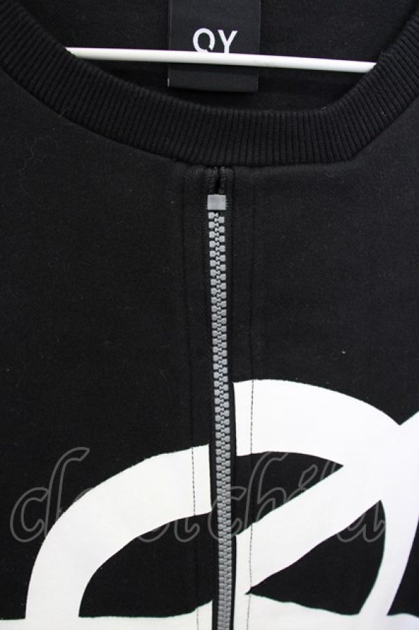 画像3: 【WINTERセール】OY / ジップデザインTシャツ  ブラック T-24-09-11-020-OY-ts-YM-ZT073 (3)