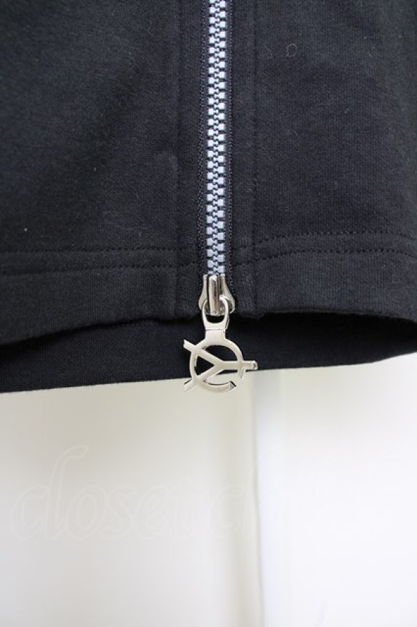 画像5: 【WINTERセール】OY / ジップデザインTシャツ  ブラック T-24-09-11-020-OY-ts-YM-ZT073 (5)