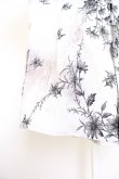 画像6: 【WINTERセール】TORNADO MART / 掠れ花柄半袖シャツ M グレー T-24-09-11-027-TO-sh-YM-ZT075 (6)