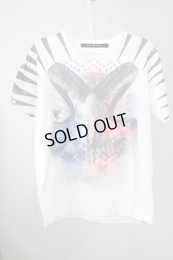 画像1: NO ID. BLACK / グラフィックTEE Tシャツ 1 ホワイト T-24-09-13-008-NO-sh-YM-ZT190 (1)