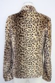画像2: CIVARIZE / ショールカラーレオパードファージャケット 46 ブラウン T-24-10-28-007-CI-ja-YM-ZT088 (2)