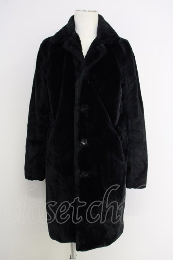 画像1: CIVARIZE / コート.Insane ロングファー 44 ブラック T-24-10-29-018-CI-ja-YM-ZT-M118 (1)