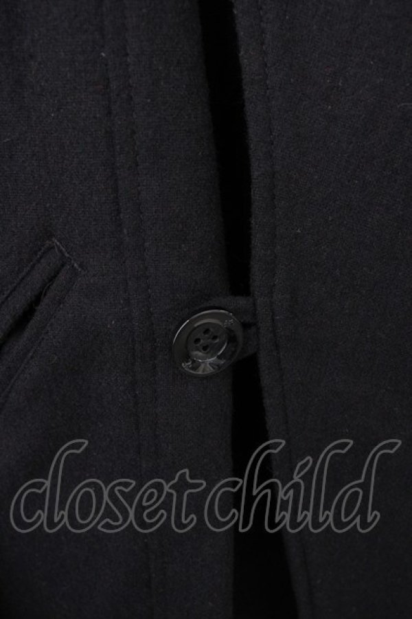 CIVARIZE / Trooperドレープフーデッドコート 46 ブラック T-24