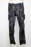 画像1: CIVARIZE / Hooliganサテンカーゴパンツ 46 ブラック T-25-01-15-028-CI-pa-YM-ZT251 (1)