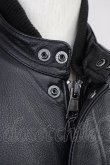 画像5: AKM / ゴートレザースタンドネックブルゾン M ブラック T-25-02-13-008-AK-ja-YM-ZT-ML014 (5)