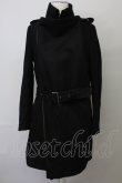 画像1: CIVARIZE / Revenge 3way ドレープロングトレンチコート 46 ブラック T-25-02-20-013-CI-ou-YM-ZT-M108 (1)