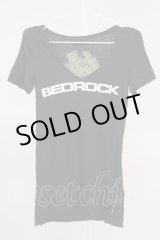 画像: IFSIXWASNINE / BEDROCK-6/LSC Tシャツ 0（レディース） ブラック T-25-06-19-022-IF-ts-YM-ZT