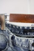 画像10: CIVARIZE / ベルトデザイン膝ZIPスキニーデニムパンツ 44 インディゴ T-25-06-27-025-CI-pa-YM-ZT140 (10)