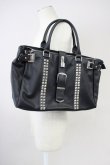 画像1: CIVARIZE / スタッズベルトトートバッグ  ブラック T-25-06-27-029-CI-ba-YM-ZT344 (1)