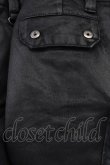画像7: CIVARIZE / コーティングカーゴパンツ 46 ブラック T-25-06-28-016-CI-pa-YM-ZT (7)