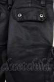 画像8: CIVARIZE / コーティングカーゴパンツ 46 ブラック T-25-06-28-016-CI-pa-YM-ZT (8)