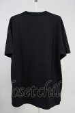 画像2: CavariA / スタッズ襟BIG Tシャツ 46 ブラック T-25-06-28-003-Ca-ts-YM-ZT (2)