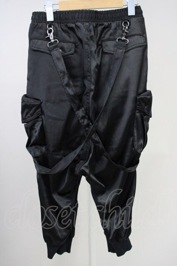 画像2: CIVARIZE / Asteroidサテンサルエルパンツ 44 ブラック T-25-06-28-023-CI-pa-YM-ZT (2)