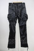 画像2: CIVARIZE / サテンサルエルカーゴパンツ 46 ブラック T-25-06-28-025-CI-pa-YM-ZT (2)