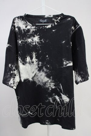 画像: CavariA / ブリーチZIP BIG Tシャツ 44 ブラック T-25-06-28-004-Ca-ts-YM-ZT205