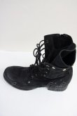 画像3: 14th Addiction / オイルレザーレースアップスタッドブーツ 40（27cm） ブラック T-25-06-28-029-14-sho-YM-ZT (3)