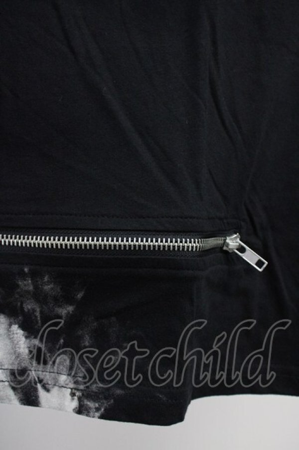 画像4: CavariA / ブリーチZIP BIG Tシャツ 44 ブラック T-25-06-28-004-Ca-ts-YM-ZT (4)