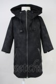 画像1: CIVARIZE / Damn 5分袖コーティングパーカー 44 ブラック T-25-06-28-011-CI-to-YM-ZT (1)