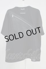 画像: CavariA / 立体デザインBIG Tシャツ 44 ブラック T-25-06-28-002-Ca-ts-YM-ZT205