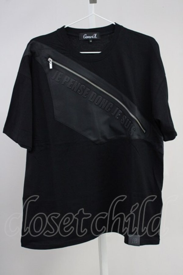 画像1: CavariA / 立体デザインBIG Tシャツ 44 ブラック T-25-06-28-002-Ca-ts-YM-ZT (1)