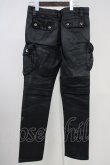 画像2: CIVARIZE / コーティングカーゴパンツ 46 ブラック T-25-06-28-016-CI-pa-YM-ZT (2)