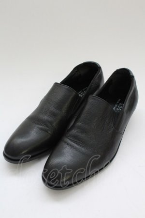 画像: 5351pour les Hommes / ゴートレザースリッポン 40 ブラック T-25-07-08-033-53-sho-YM-ZT-S006