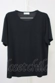 画像1: Zero by TORNADO MART / ポリエステルスムースボックス Tシャツ M ブラック T-25-07-08-007-Ze-ts-YM-ZT172 (1)