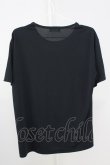 画像2: Zero by TORNADO MART / ポリエステルスムースボックス Tシャツ M ブラック T-25-07-08-007-Ze-ts-YM-ZT172 (2)