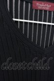 画像3: TORNADO MART / リップルボーダーカットソー M ブラック T-25-07-08-016-TO-to-YM-ZT172 (3)
