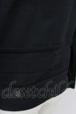 画像6: 5351pour les Hommes / knit blouson シングルライダースジャケット 44 ブラック T-25-07-08-018-53-ja-YM-ZT153 (6)