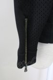 画像7: 5351pour les Hommes / knit blouson シングルライダースジャケット 44 ブラック T-25-07-08-018-53-ja-YM-ZT153 (7)