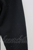 画像8: 5351pour les Hommes / knit blouson シングルライダースジャケット 44 ブラック T-25-07-08-018-53-ja-YM-ZT153 (8)
