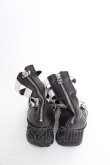 画像2: CIVARIZE / レザーグラディエーターサンダル 42（約27.5cm） ブラックｘホワイト T-25-07-17-045-CI-sho-YM-ZT (2)