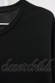 画像5: NO ID. BLACK / フラワーパターン切替ルーズTシャツ ONE ブラックｘレッド T-25-07-17-010-NO-ts-YM-ZT239 (5)