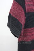 画像4: FUGA / Analysis ボーダー柄サマーニットTシャツ 44 レッド T-25-07-25-002-FU-ts-YM-ZT (4)