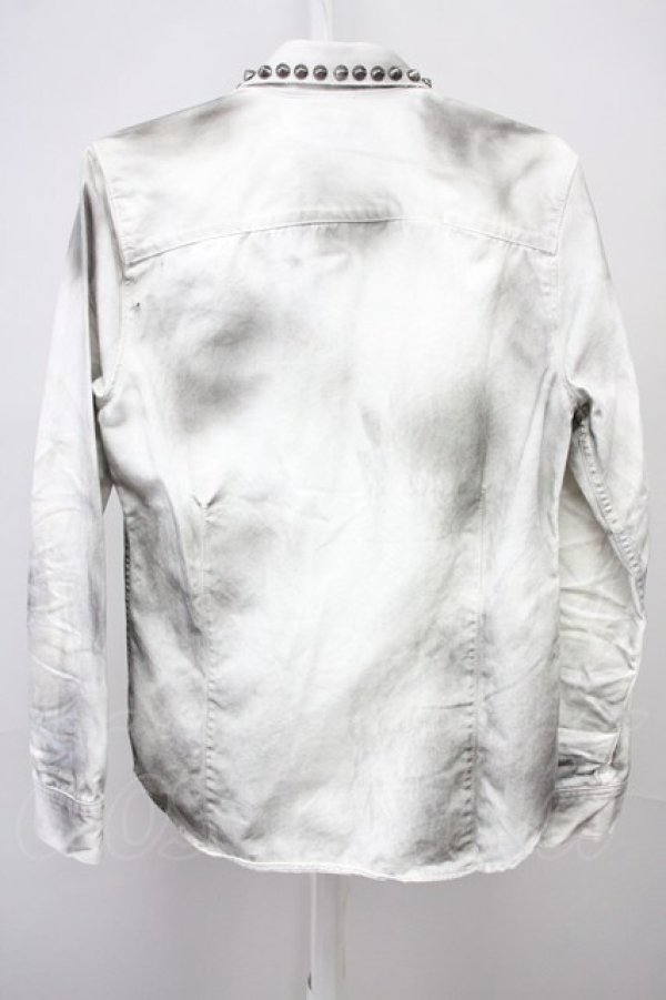 画像2: FUGA / （渋谷店限定）LIMITED DENIM SHIRT デニムシャツ 44 ホワイト T-25-07-25-016-FU-sh-YM-ZT (2)