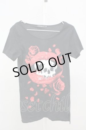 画像: CIVARIZE / リップロングTシャツ 44 ブラック T-25-07-25-003-CI-ts-YM-ZT