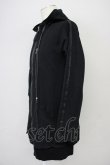 画像3: KMRii / Pocket Leather Piping Hoodie　パーカー 1 ブラック T-25-07-25-023-KM-to-YM-ZT (3)