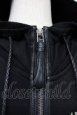 画像5: KMRii / Pocket Leather Piping Hoodie　パーカー 1 ブラック T-25-07-25-023-KM-to-YM-ZT (5)