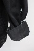 画像12: SWITCHBLADE / GRAPHIC PRINT DENIM ジャケット S ブラック T-25-07-25-026-SW-ja-YM-ZT (12)