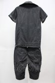 画像2: CIVARIZE / レザーハイネックコーティングハーフジャンプスーツ 44 ブラック T-25-07-25-030-CI-ja-YM-ZT (2)
