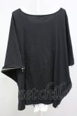 画像2: CIVARIZE / 脇ZIPポンチョ＋タンクSET F ブラックｘホワイト T-25-07-25-007-CI-to-YM-ZT (2)