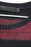 画像3: FUGA / Analysis ボーダー柄サマーニットTシャツ 44 レッド T-25-07-25-002-FU-ts-YM-ZT (3)
