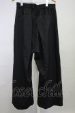 画像2: NO ID. BLACK /  ハカマトラウザーズパンツ 2 ブラック T-25-07-30-017-NO-pa-YM-ZT (2)