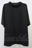 画像1: NO ID. / ドルマンスリーブモックネックTシャツ ONE ブラック T-25-07-30-004-NO-ts-YM-ZT (1)
