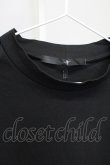画像3: NO ID. / ドルマンスリーブモックネックTシャツ ONE ブラック T-25-07-30-004-NO-ts-YM-ZT (3)