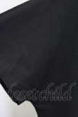 画像4: NO ID. / ドルマンスリーブモックネックTシャツ ONE ブラック T-25-07-30-004-NO-ts-YM-ZT (4)