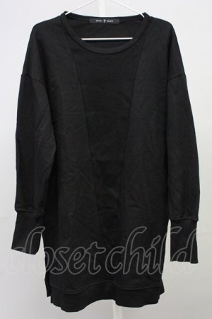 画像: NO ID. BLACK / BIGガゼットプルオーバー ONE ブラック T-25-07-30-010-NO-to-YM-ZT
