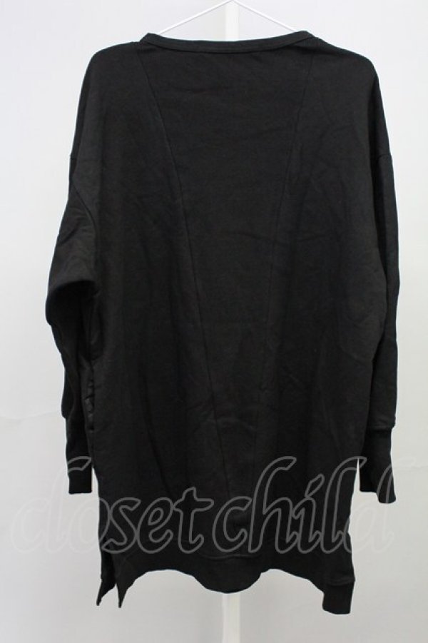 画像2: NO ID. BLACK / BIGガゼットプルオーバー ONE ブラック T-25-07-30-010-NO-to-YM-ZT (2)